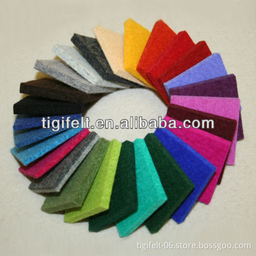 Various colours wool felt for home textile or craft/bright colorful wool felt/thickness 6(ROSH and REACH certification)